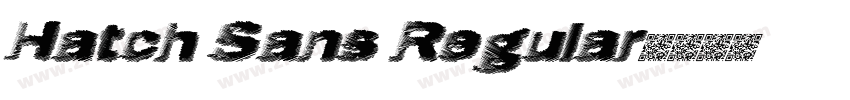 Hatch Sans Regular字体转换